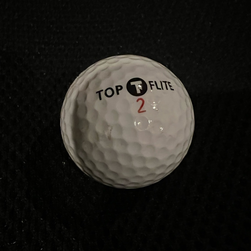 White Top t flite golf ball